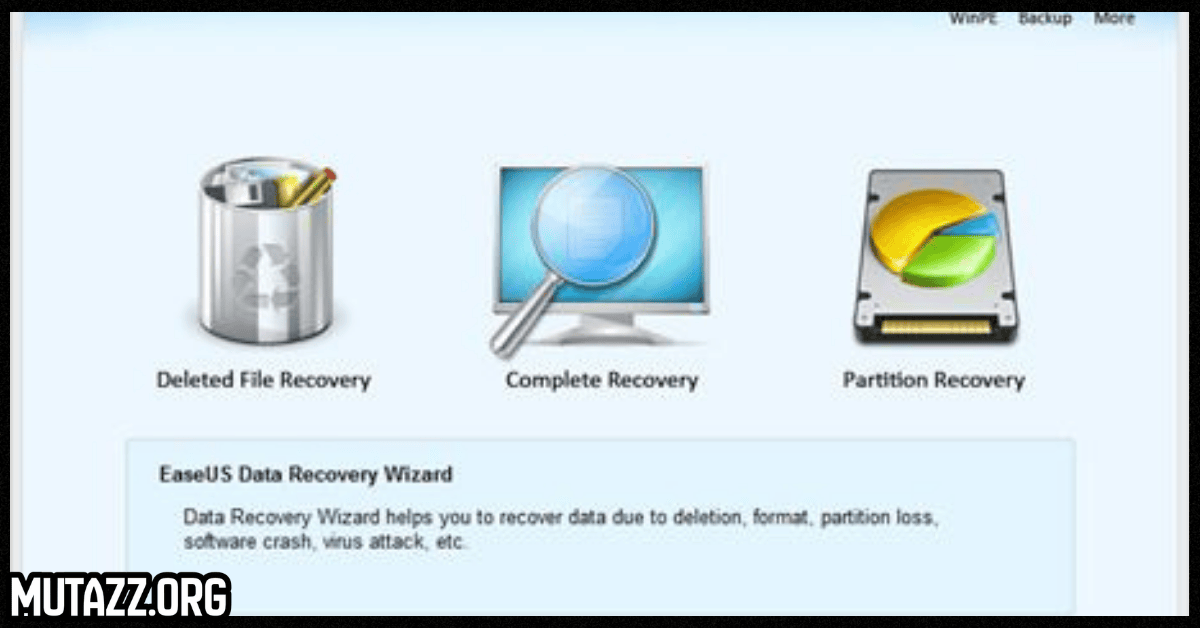 تحميل برنامج EaseUS Data Recovery Wizard