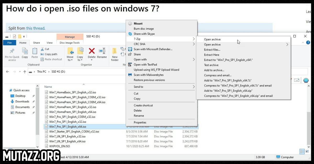 تحميل ويندوز 7 بصيغة iso من ميديا فاير