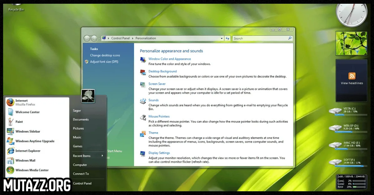 تحميل ويندوز فيستا من ميديا فاير