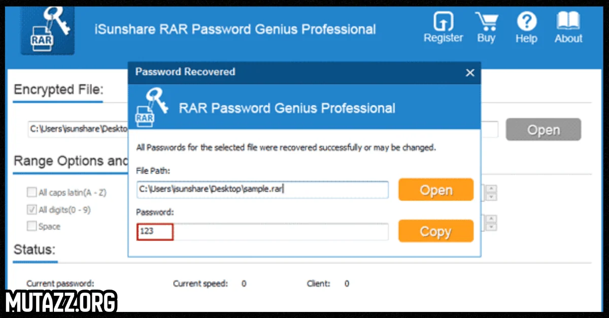 تحميل RAR Password Genius
