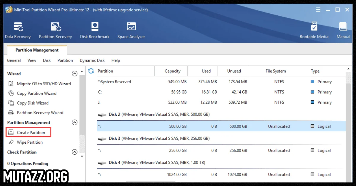 MiniTool Partition Wizard كامل