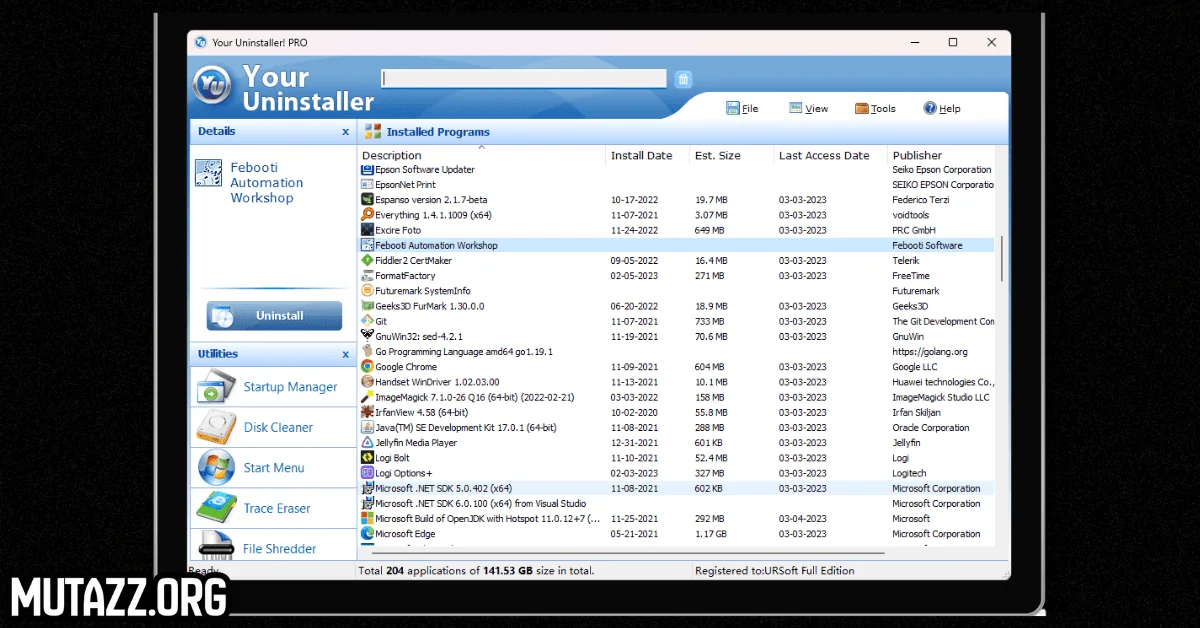 Your Uninstaller كامل